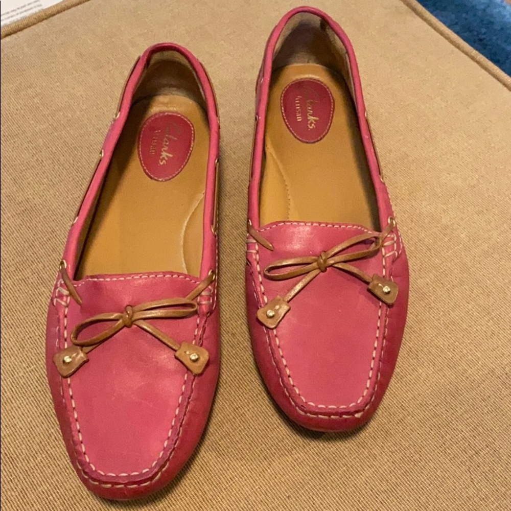 Clark Dunbar Racer Flats - Pink